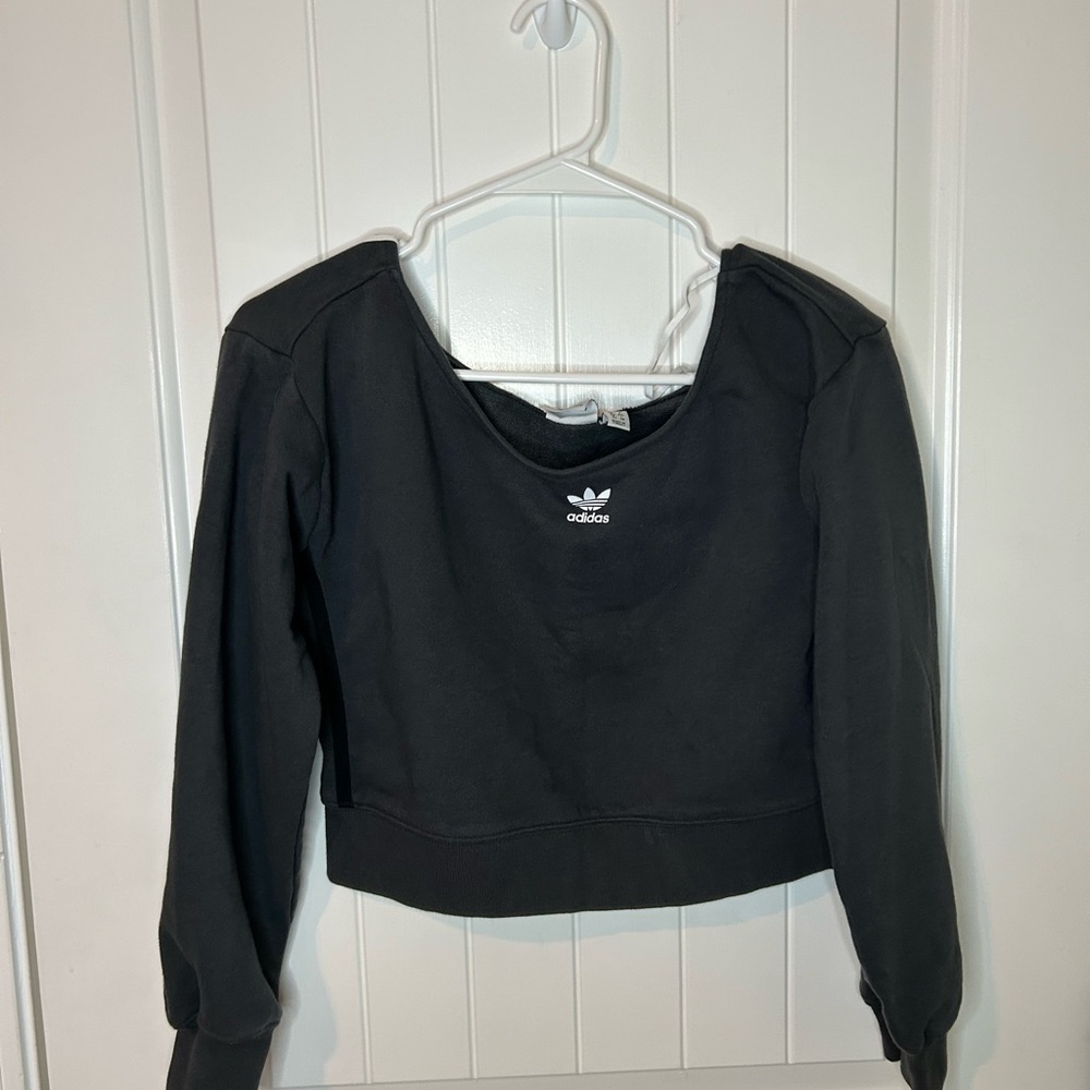 Adidas Charcoal Crewneck Sweatshirt